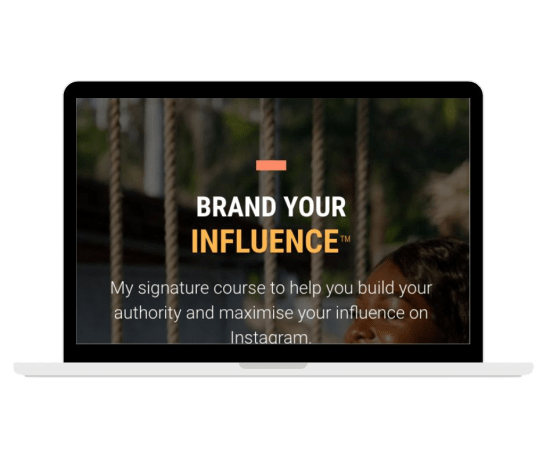 brand your influence instagram course